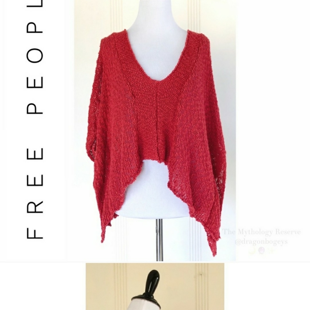 Free People Coral Sweater